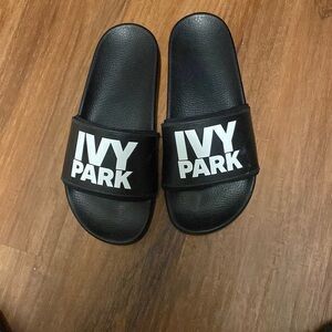 Ivy Park black slides size 38